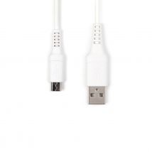 Câble Usb A / Micro Usb 1m Blanc Cultura