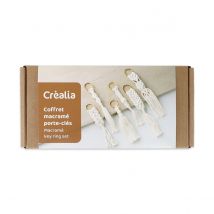 Coffret Macramé - 6 Porte-clés - Créalia