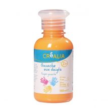 Gouache Au Doigt - 150 Ml - Corail - Créalia - Crealia enfants