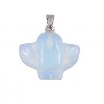Pendentif Hibou En Pierre - Créalia
