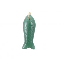 Pendentif Poisson En Pierre - Créalia