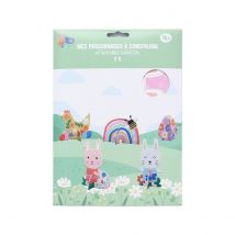 Personnages En Carton À Construire X5 - Crealia enfants