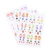 Gommettes Tête De Lapins – 3 Planches A4 - Créalia enfants