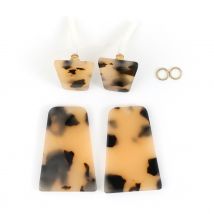 Kit Boucles D'Oreilles - Écaille - Acier Inoxydable - Créalia