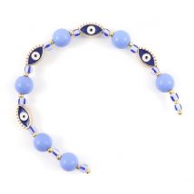 Perles Yeux Bleus - Céramique - Créalia