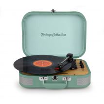 Platine Vinyle Valise Muse - Mt201 - Vintage Collection - Verte