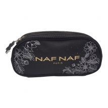 Trousse Ronde 2 Compartiments La Plume Dorée - Noir - Naf Naf - La Plume Doree