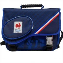 Cartable 2 Compartiments - Ffr - La Plume Dorée - Bleu Marine - La Plume Doree