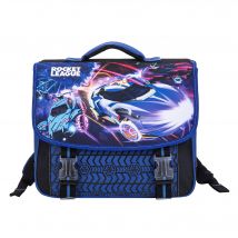 Cartable La Plume Dorée - Bleu - Rocket League - 2 Compartiments - La Plume Doree