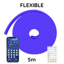Bande Led Rgb Flexible De 5 M Avec Application - R-Music