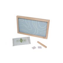 Kit Deux Empreintes Avec Cadre Petit Artichaut - Blue Abstrait