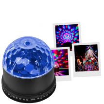 Demi-sphère Lumière Led Rgb À Effets Disco Et Soleil Boomtone - Dj Sunball
