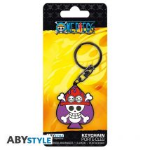 Porté-clés Skull Ace En Métal - One Piece
