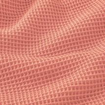 Coupon De Tissu En Nid D'Abeille - 100 X 150 Cm - Marsala - Domotex