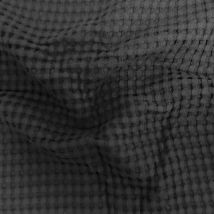 Coupon De Tissu En Nid D'Abeille Géant - 100 X 150 Cm - Noir - Domotex