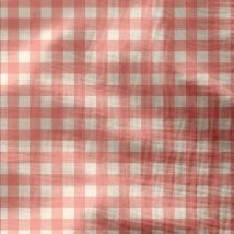 Coupon De Tissu En Double Gaze - 200 X 130 Cm - Vichy Barbapapa - Domotex