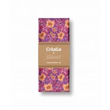 Tissu En Viscose Domotex - 200 X 150 Cm - Violet / Orange - Créalia