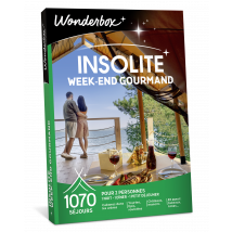 Coffret Cadeau Wonderbox - Week-end Insolite Et Gourmand - 2 Personnes