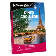 Coffret Cadeau Wonderbox - Dîner Croisière À Paris