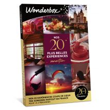Coffret Cadeau Wonderbox - Nos 20 Plus Belles Expériences Sensation
