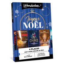 Coffret Cadeau Tick'nbox - Joyeux Noël Culturel - 4 Personnes - Wonderbox