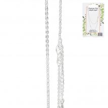 Chaîne Fine Paquée Argent - Maille 1mm - 45 Cm - Irréversible bijoux
