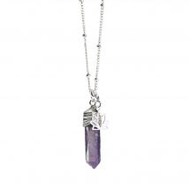 Collier Bien-etre Plaqué Argent - Jacinthe - Irréversible bijoux