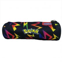 Trousse Ronde 1 Compartiment La Plume Dorée - Noir - Pokémon - La Plume Doree