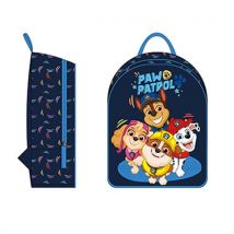 Sac À Dos La Plume Dorée - Bleu - Pat Patrouille - 1 Compartiment - La Plume Doree