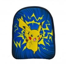 Sac À dos 1 Compartiment - Pokémon - Polyester - 33x41x14 Cm - Bleu - La Plume Doree