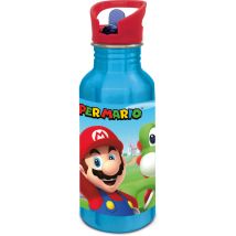 Gourde Enfant La Plume Dorée - Super Mario - Aluminium - 545 Ml - La Plume Doree