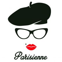 Écusson Transfert Thermo-adhésif - Grand Modèle - Visage Parisienne - Care & Create