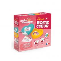 Kit Créatif Mako Moulages - Atelier Boite Cœur