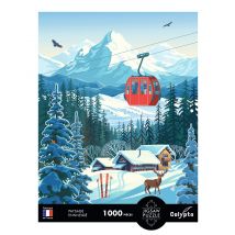 Puzzle 1000 Pièces - Village De Montagne : Studio Sentosphère - Calypto