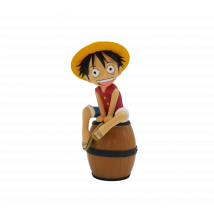 Figurine Lumineuse Led Teknofun - One Piece - Luffy Sur Tonneau - TEKNOFUN