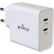 Chargeur 2 Ports Usb-c Green-e - Eco-conçu - 65 + 200 W - Green-e