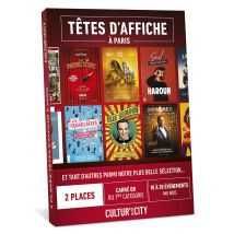 Coffret Cadeau - Cultur In The City - 2 Places - Les Têtes D'Affiches À Paris - Wonderbox