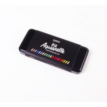 Kit De Peinture Aquarelle - 24 Couleurs - Omy