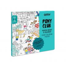 Poster Géant À Colorier Omy - Pony Club