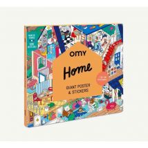 Poster À Stickers - Maison - Omy
