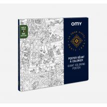 Poster Géant À Colorier Omy - Tour Eiffel