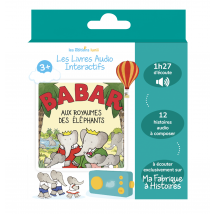 Livre Audio Interactif Babar - Lunii