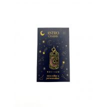 Charm Astro Plaque Lune - Mon Collier À Personnaliser