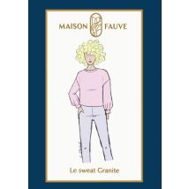 Patron - Sweat Granite - Maison Fauve
