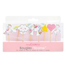 Lot De 8 Bougies Scrapcooking - Licorne - Scrapcooking