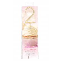 Cierge Magique Xxl - 17,5 Cm - Chiffre 2 - Scrapcooking