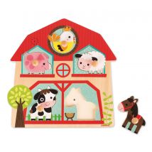 Puz Musical Copains Ferme - Janod