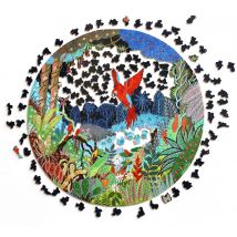 Puzzle 500 Pièces - Ara Nocturne Et Ses Petits - Wilson - Puzzle Michèle Wilson