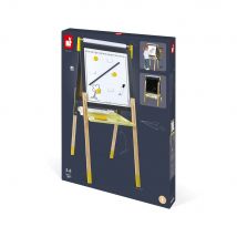 Tableau Réglable Gris Et Jaune En Bois - Janod