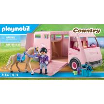 Playmobil - Van Avec Cheval - 71237 - Playmobil Country